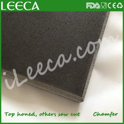 Hot stone grill plate, black steak lava stone plate, steak hot stone