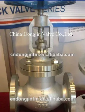 JIS 10K flanged globe valve drawing