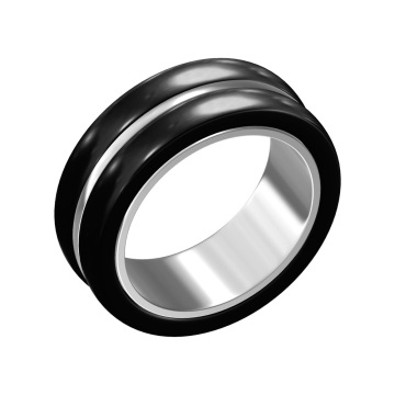 Wholesales customized 925 sterling silver jewelry with ceramic Ring