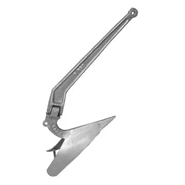 Plough anchor, hot-dip galvanized