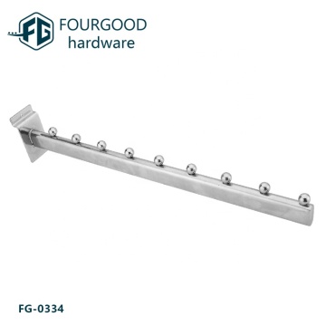 Security Retail Store Metal 9 Ball Waterfall Hooks for Slatwall