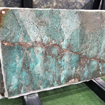 Amazonite turquoise graniet: groene platen en tegels