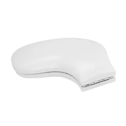 Ergonomic Inclined Butterfly Nail Arm Rest with Microfiber Leather