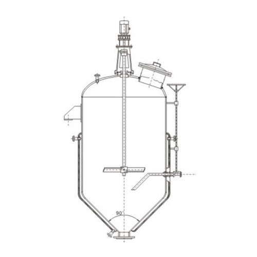 Réservoir de dépôt éthonal d&#39;alcool en acier inoxydable