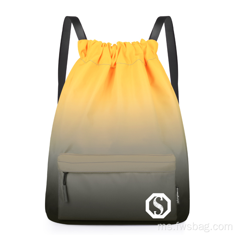 Ineo Sports Waterproof Sack Pack Gymsack Gym Cinch Sack Drawstring Backpack String Bag Logo Custom