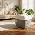 Large Deep Tray Anti Scatter Easy Cleaning Durable Pet Toilet Box