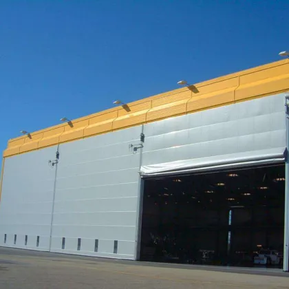 Oversized industry high speed flexible door