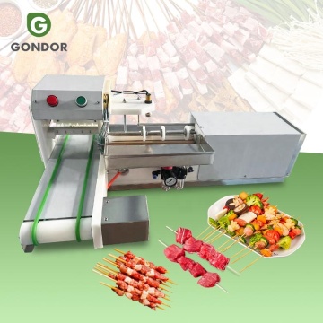 Automatische Mini Seekh Shish Kebab Maker voor rundvlees en varkensgrill satay