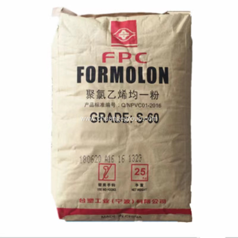 Formolon PVC Resin S60 For PVC Pipe Fittings