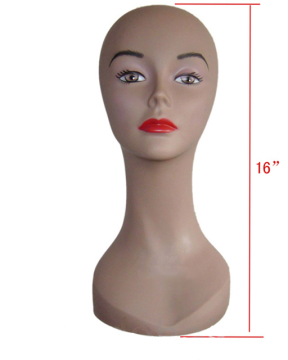 PVC Female Display Mannequin Heads (MK-16)