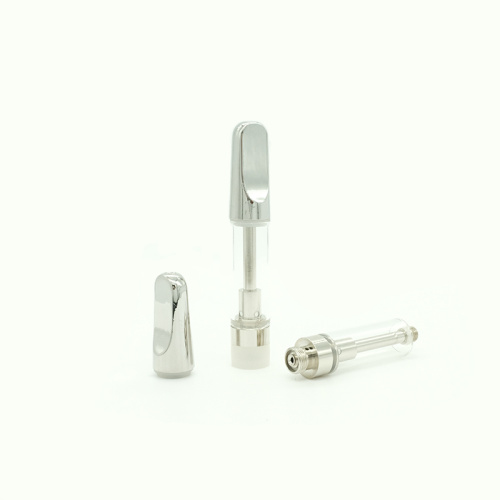 Gold Metal Mouthpiece Cart 0.5ml 1ml Vape Cartridge