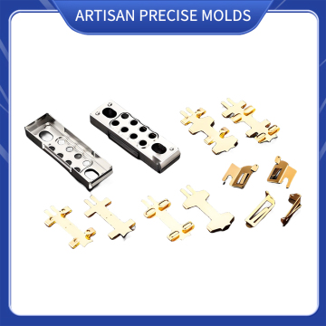 Stamping parts processing gold-plated shrapnel