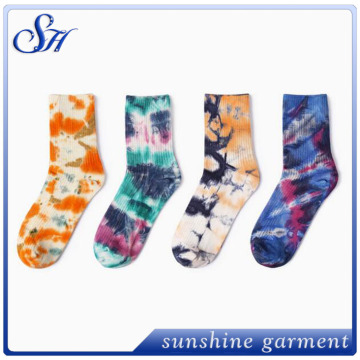 mens designs cotton tie dye socks 2016