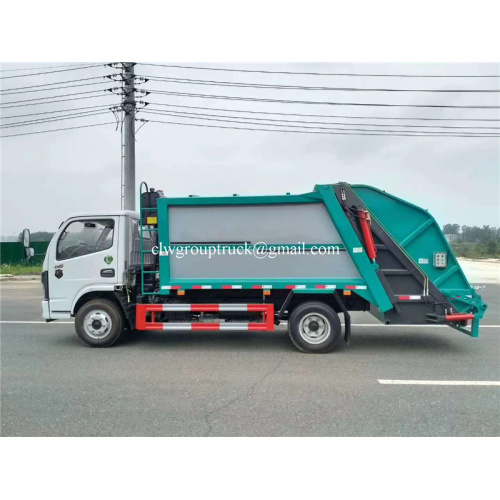 Camión de basura comprimida de tipo hidráulico diesel de 8 cbm