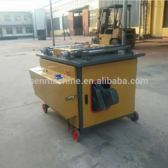 Automatic rebar cutting and bending machine