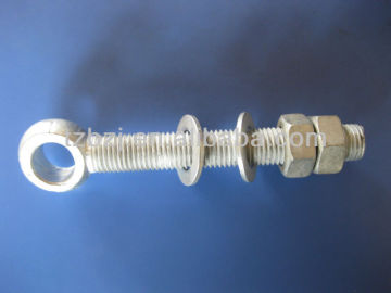 blue white zinc adjustable bolt