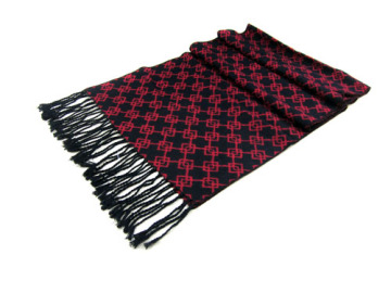 Mens Red-Black Fashion Scarf