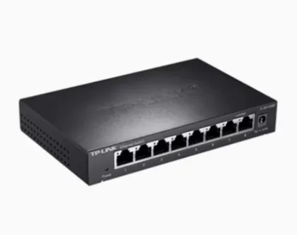 8 Port POE Switch with AC Power Supply