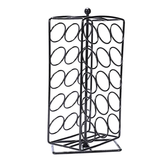 Nespresso Coffee Pods Holder Rotating Rack Coffee Capsule Stand Capsules Storage Shelve Organization Holder