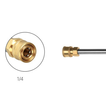 M22 männlicher Stecker und 1/4 Schnellfreisetzungsanschluss