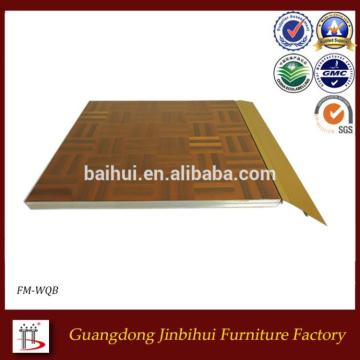 Perfect strong white or gold teak Laminate Dance Floor