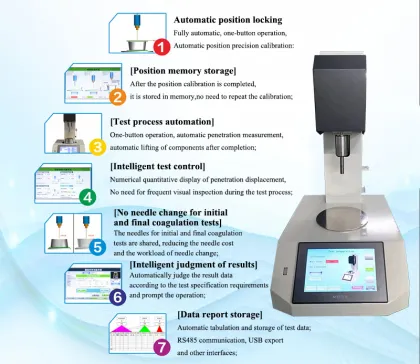 Factory Price Automatic Concrete Vicat Needle Consistency Cement Apparatus