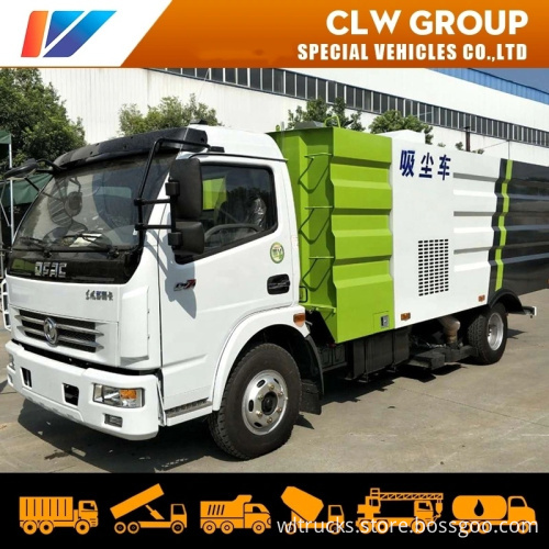 Dongfeng Multi-Function Small Vacuum Sweeping Road Truck 6 Wheels road sweeper street Cleaning Equipment