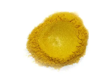 Cosmetic gold mica powder for soap