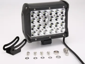 Quad row 72w 7inch C REE four row portable LED light bar for Jeep, trucks, tractor, 4WD car