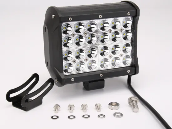 Quad row 72w 7inch C REE four row portable LED light bar for Jeep, trucks, tractor, 4WD car