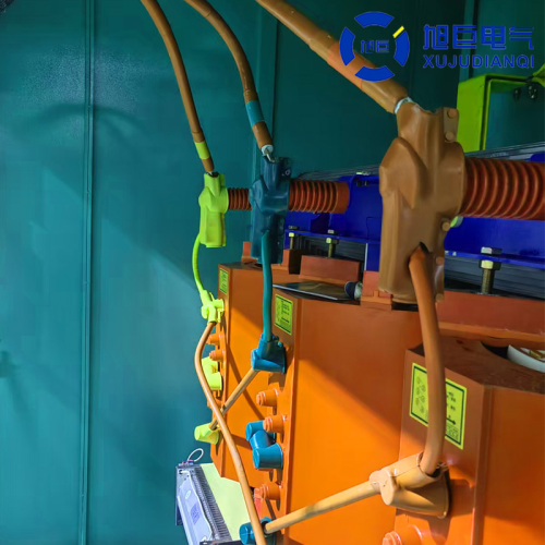 Коробчатый трансформатор для подключения высоковольтного кабеля