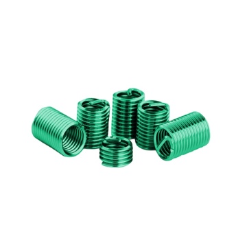 Green 304 stainless steel wire machine  heli  coils thread insert