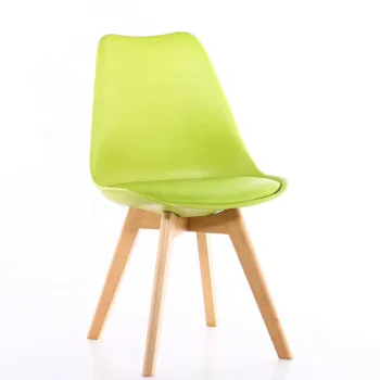 Wholesale Modern Plastic and Wood Style Tulip Leg Dining Room Chairs