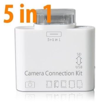 All In One Card Reader + Apple Ipad Camera Connection Kit-sd(hc), Ms Duo, Mmc, M2, T-flash