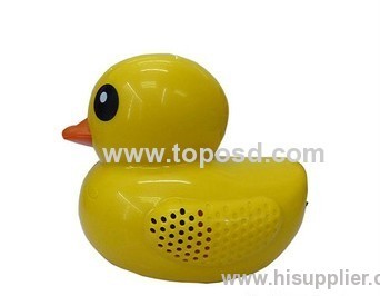 Yellow Duck Speaker For Mobil Phone New Design With Radio Can Use With Tf Card And usb Milk Design 