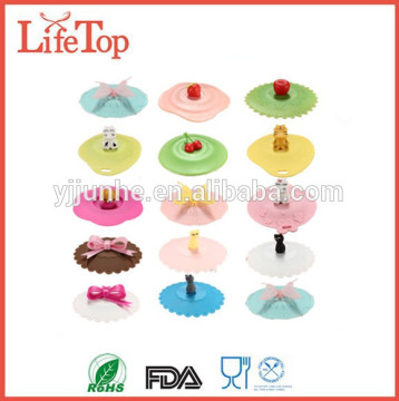 Multi-design Cartoon Cup Cover Sealed Suction Lid Cap