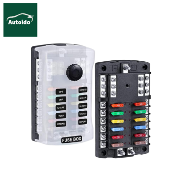 Upgraded 12 Way Fuse Block Box with Thumbscrew