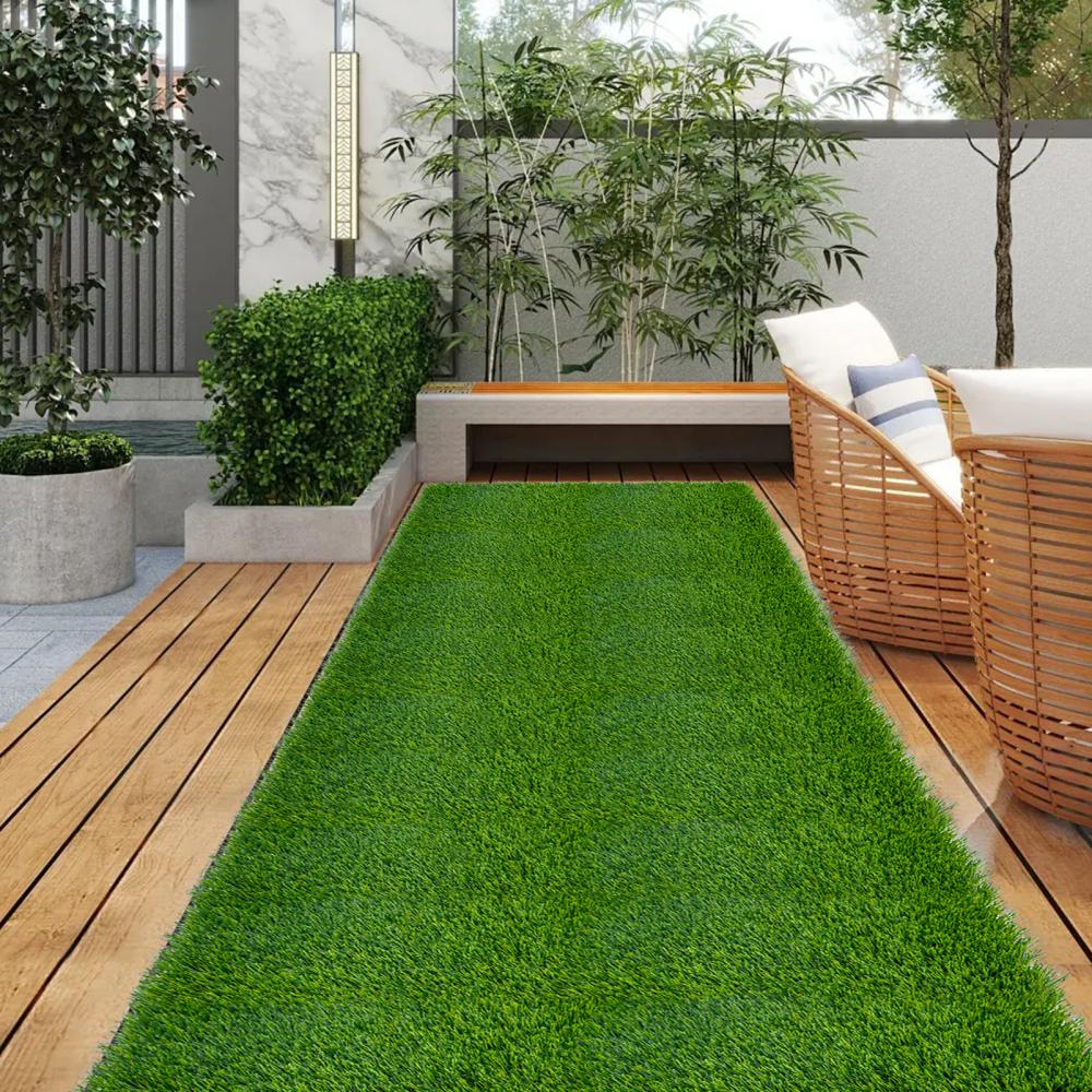 Anti UV Landscaping Garden Buatan Rumput Buatan