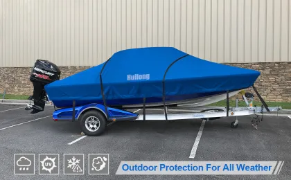 Breathable Waterproof High Quality Blue Oxford Cloth Boat Yacht Cover