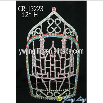 Pageant Crown Castle Shape Princess Tiaras