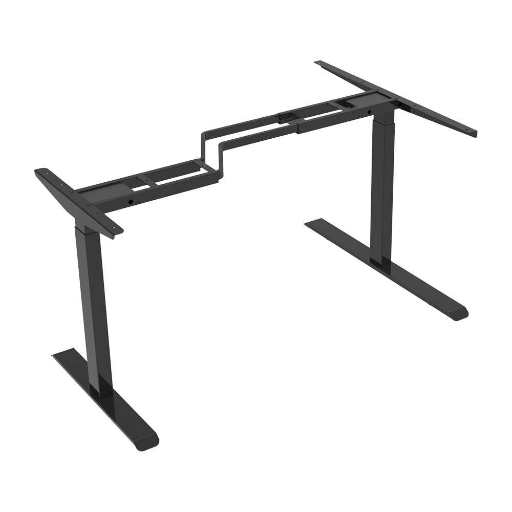 L-shaped Height Adjustable Desk