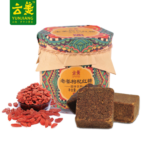 500 g de azúcar moreno con jengibre añejo y baya de goji