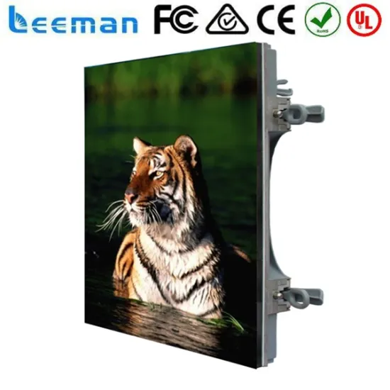 Rental outdoor led display Hanging led display coffee shop cabinet Leeman led display screen