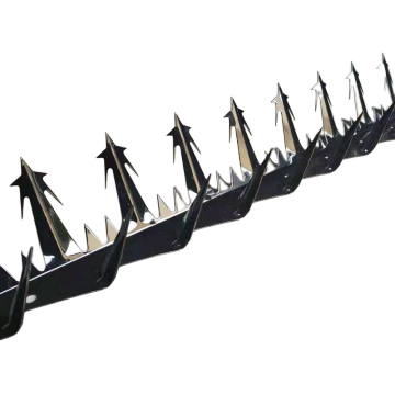 Hot Sale: 1.25m Anti-Climb Black Galvanized Fence Spike for Security