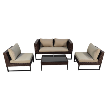 4 piece outdoor low‑profile seating group