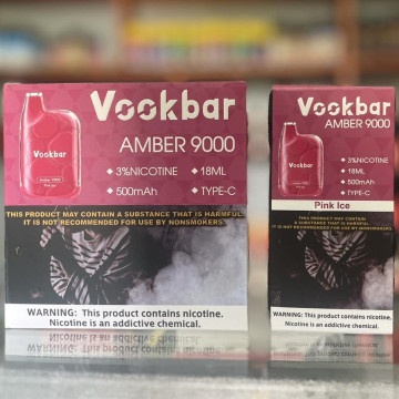 マレーシアのトップセールVAPE VOOKBAR AMBER 9000パフ