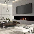 70 Inch Intelligent Wall Mount Bioethanol Fireplace with Remote Control and Wi-Fi Connectivity