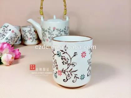 japanese style ceramic tea set made in china