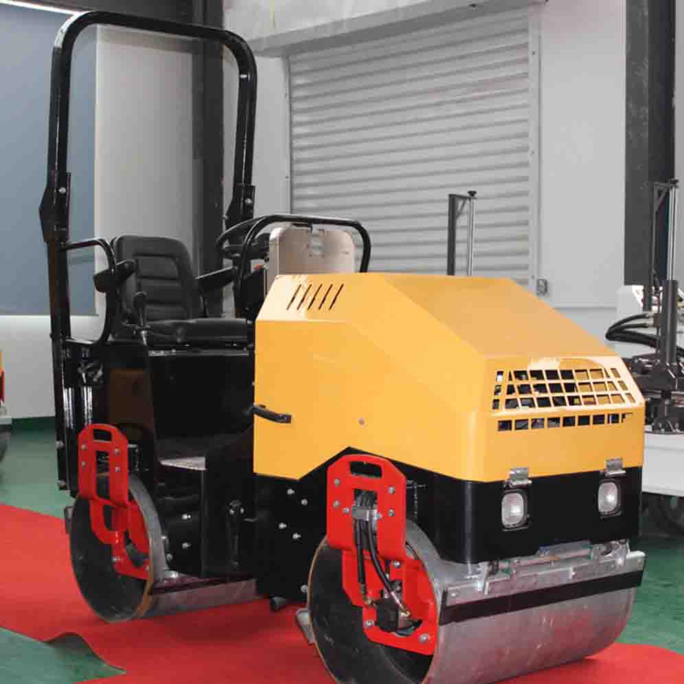 Double Drum Mini Vibrating Asphalt Roller For Road