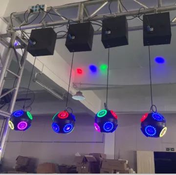 RGB Full Color Kinetic LED Lifting DMX Winch Football Light